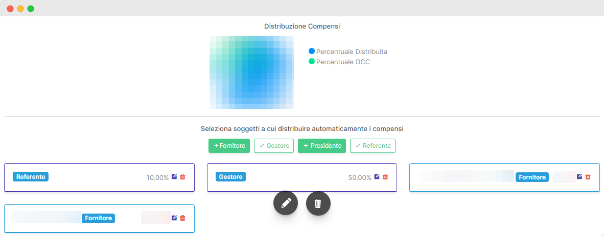 Contabilità OCC — schermata del software Lexdebita per il sovraindebitamento